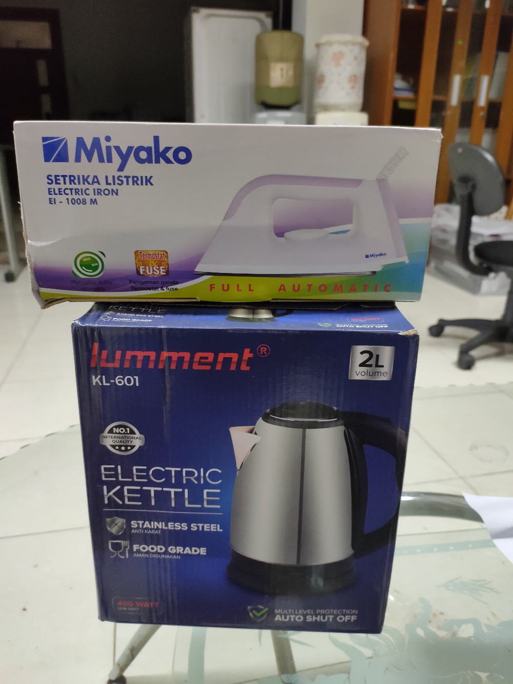 Teko Listrik / Kettle Listrik 2 Liter Lumment – Kl601