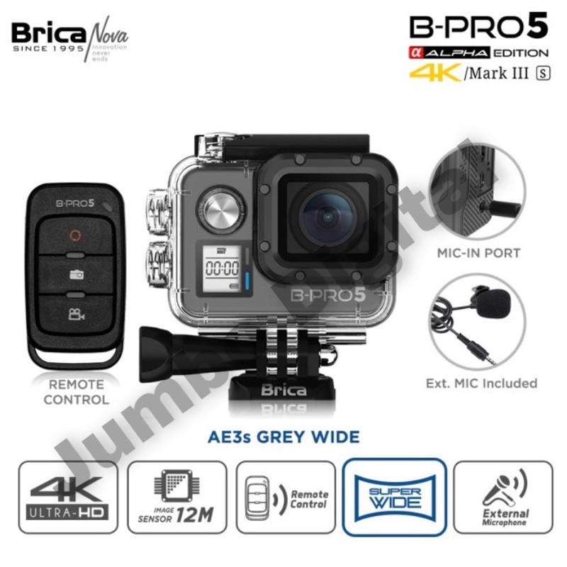 Brica BPRO 5 Alpha Edition 4K Mark IIIS AE3S III S GREY SUPER WIDE dan BLACK EIS FREE TSHIRT-2