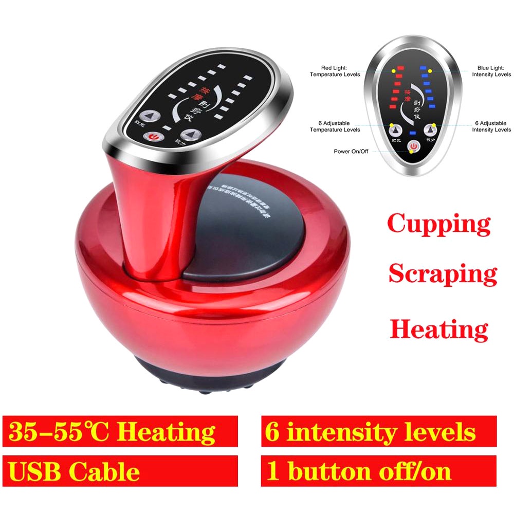 PASTSKY Alat Pijat Bekam Elektrik Electric Scraping Instrument Suction Machine Cupping