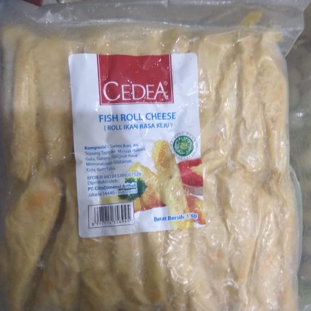 

Cedea fish roll cheese 1kg