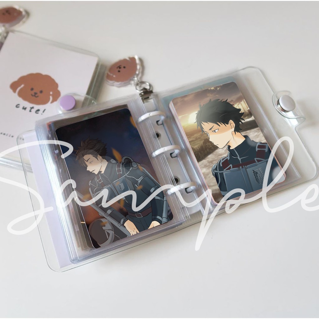 Photocard Haikyuu x AOT Character Fanart Halu