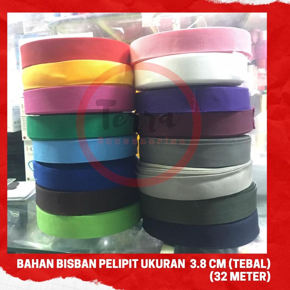 

Limited - Tali Webbing Bisban Pelipit Ukuran 3.8 cm Tebal Variasi Warna 32 meter 愛