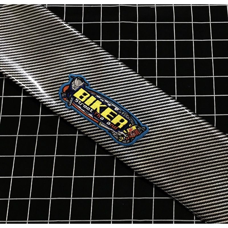 Kulit Jok Carbon By BIKER original import Thailand mio xeon beat scoopy tiger rxking vixion klx dll-Silver