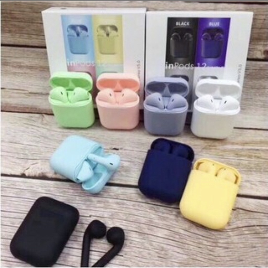 【33LV.ID】 Inpods 12/pro headset bluetooth macaron / headset macaron