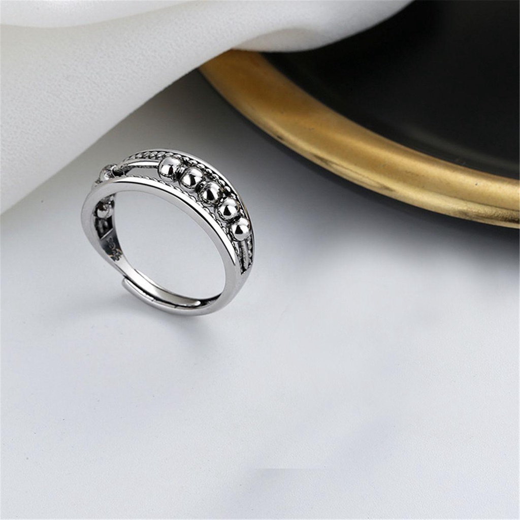 Preva Cincin Jempol Rotatable Anxiety Relief Adjustable Open Ring