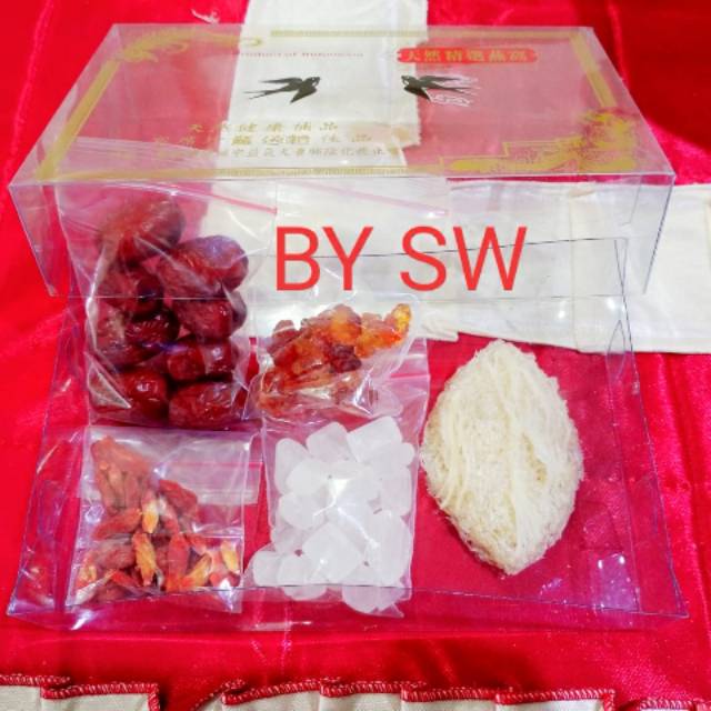 

SARANG WALET INSTAN UTUH.BUKAN PATAHAN ATAU ANCURAN. PAKETAN 1 PCS LENGKAP HERBAL CINA.