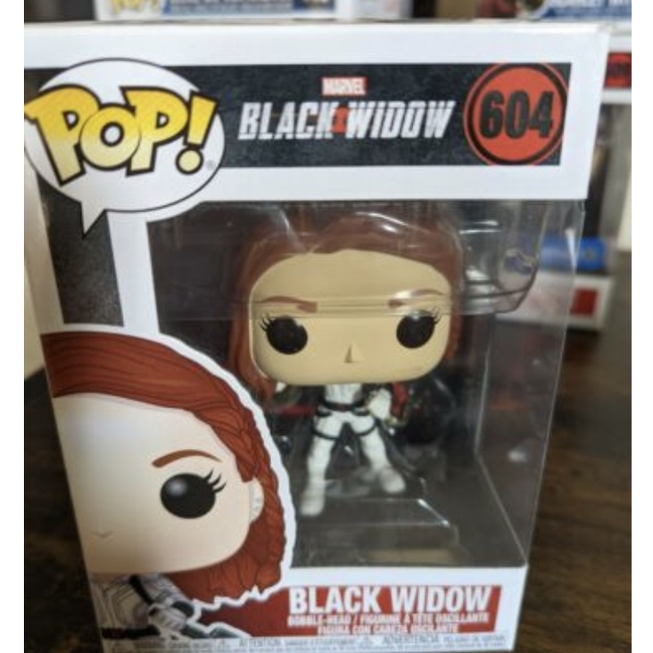 funko pop black widow white suit "RARE"