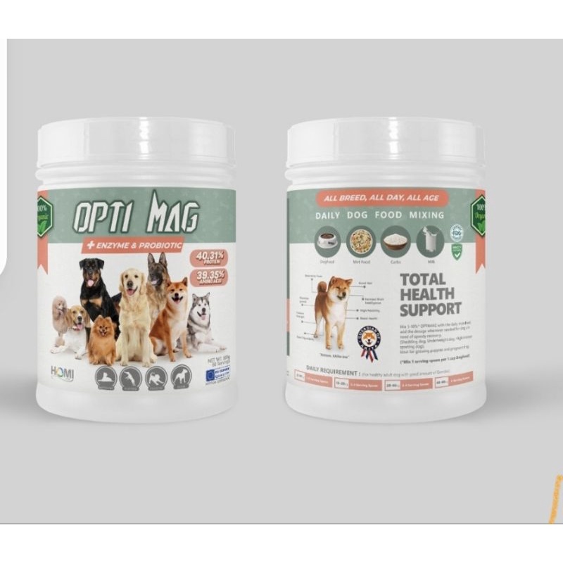 Optimag Suplemen Multivitamin Untuk Anjing All Breed 500 Gram