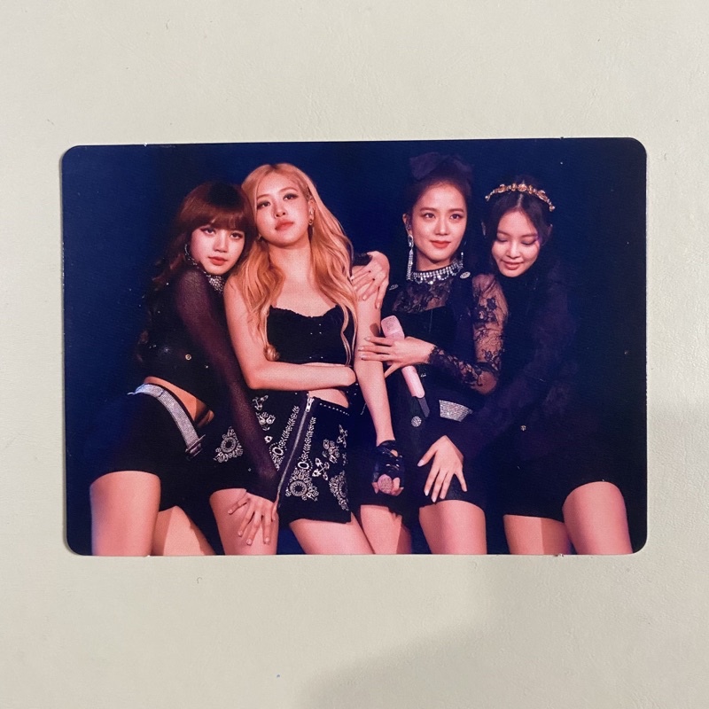 BLACKPINK JAPAN PC - tokyo dome (osaka day 2) group photocard jisoo jennie rosé lisa