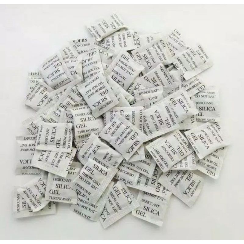 Silica gel 1gr untuk anti lembab isi 100pcs