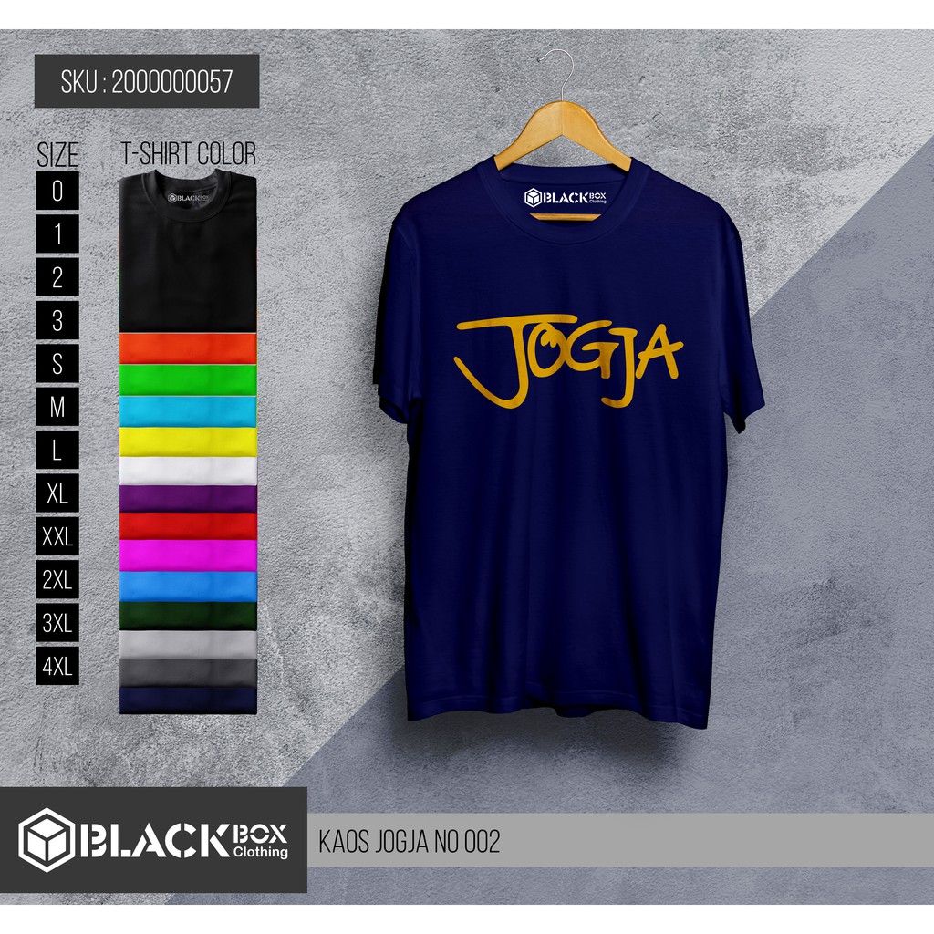Kaos Jogja - Kaos Jogja Motif Tulisan -  Kaos Baju Pakaian Premium Quality