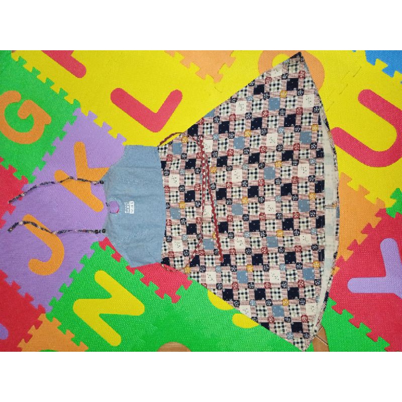 Dress Denim Motif Perca