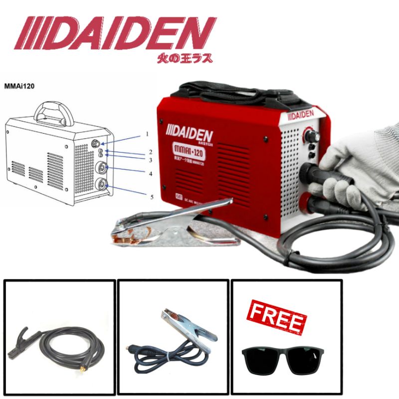 Travo Las Inverter MMAi 120 / Trafo Las Inverter 120A DAIDEN