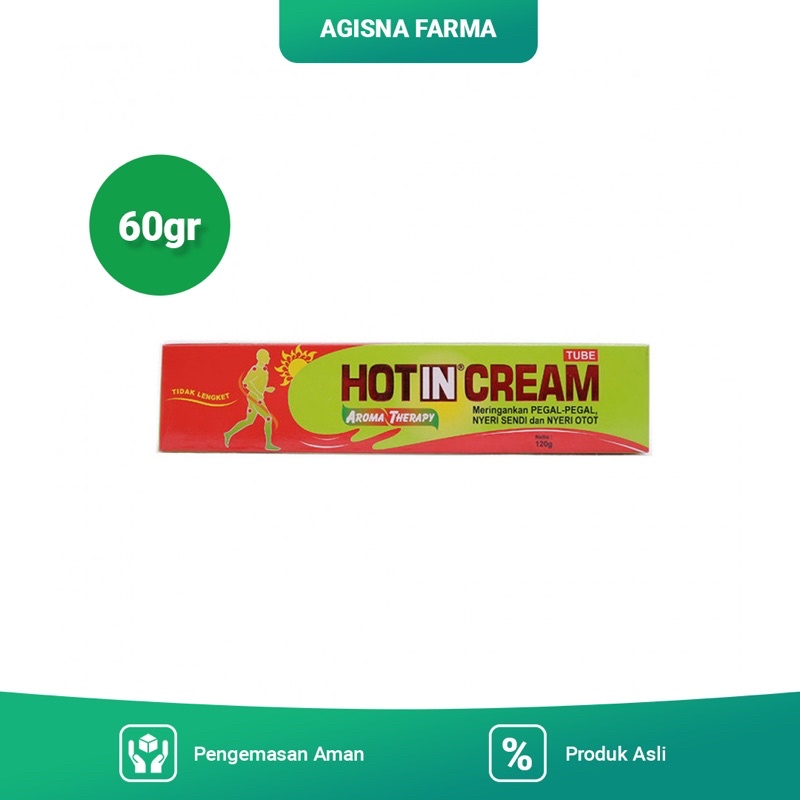 Hot in cream tube aromatherapy 60gr