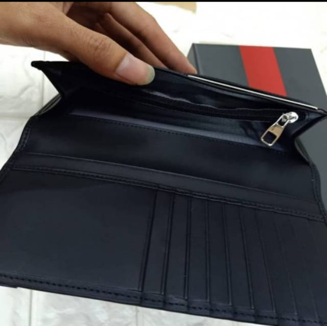 TUMI Wallet breast Pocket Black Kualitas mirror