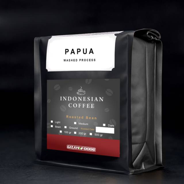 

Kopi Papua Wamena Washed Process Arabica 200 gr (biji/bubuk)