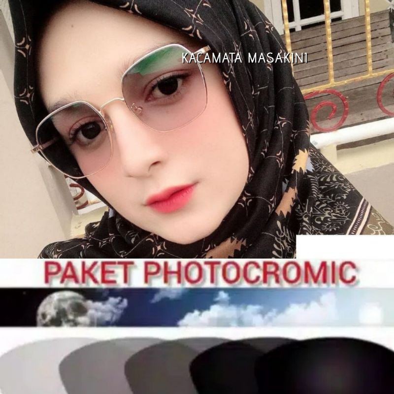 KACAMATA 1318 lensa photocromic kacamata minus kacamata anti radiasi lensa photocromic