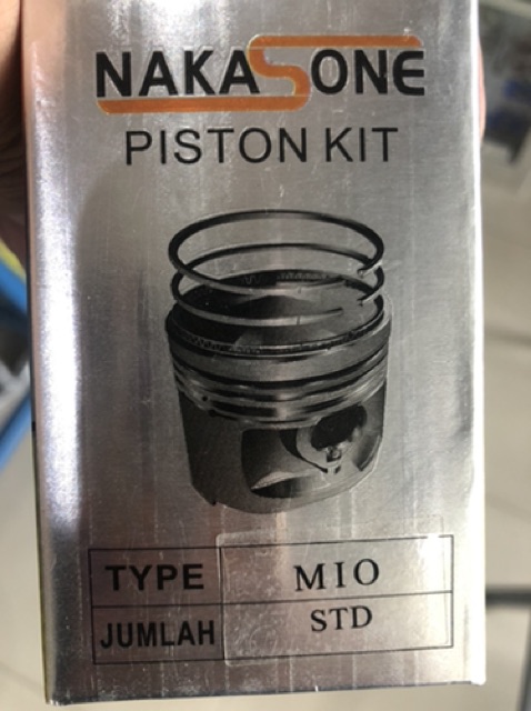 Piston Seher Kit Yamaha Mio Komplit Set Ring Seker Oversize Os Std 25 50 75 100 Paket Pen Laher Bambu Old-2