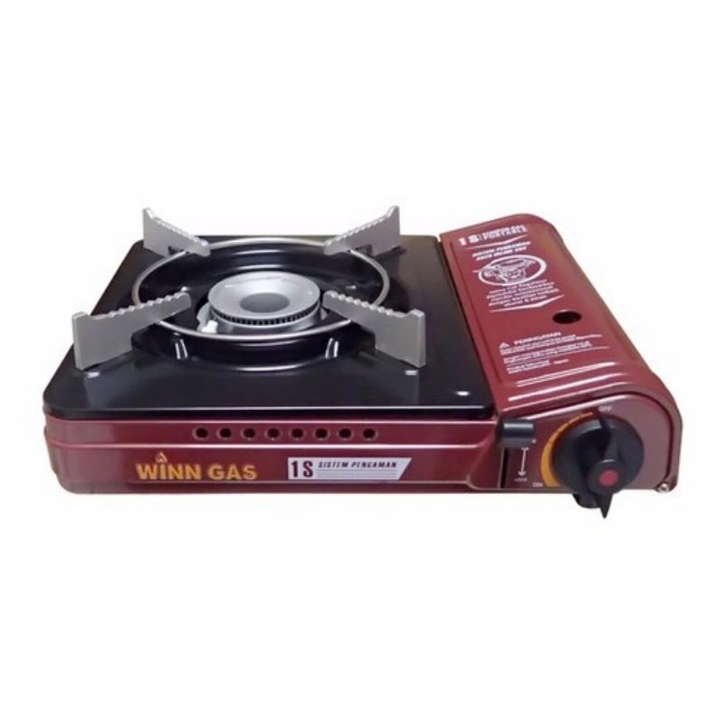 Kompor Gas Portable WINN GAS W-2S - Double Safety