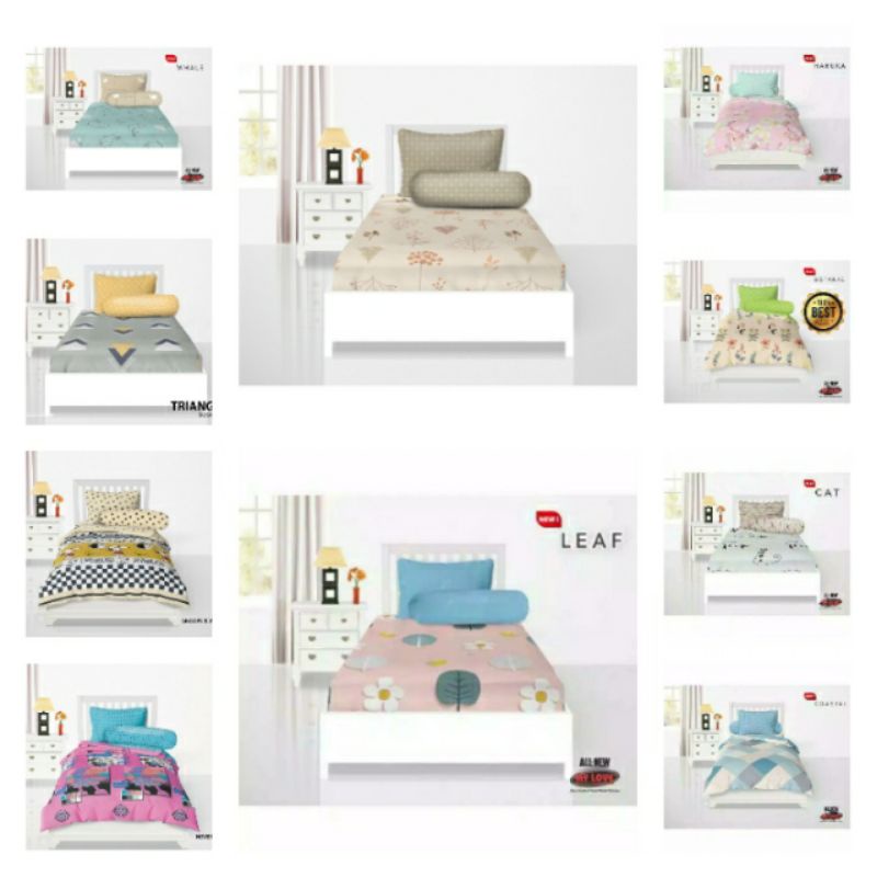 SPREI ALL NEW MY LOVE SINGLE T.30 (120x200) MOTIF KARAKTER & DEWASA TERLARIS