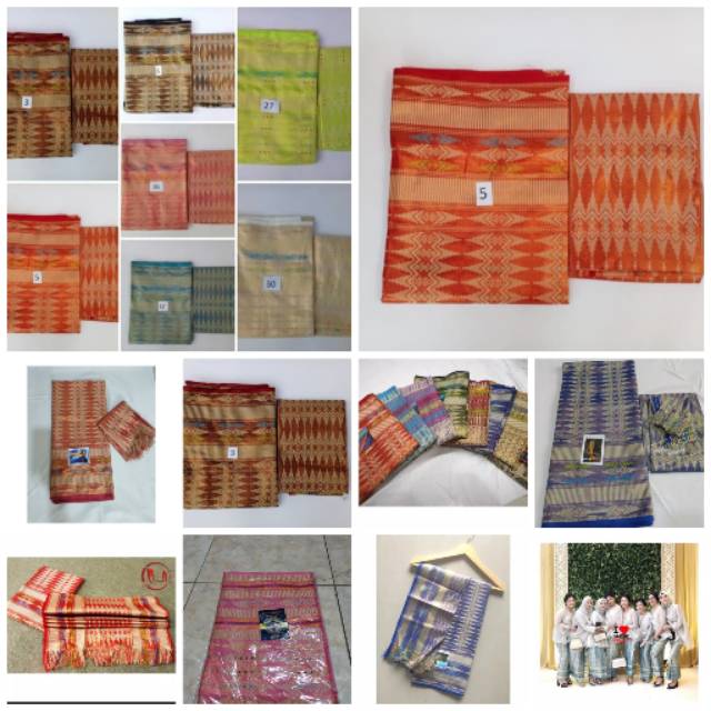 Kain songket murah ( kain songket + selendang songket )