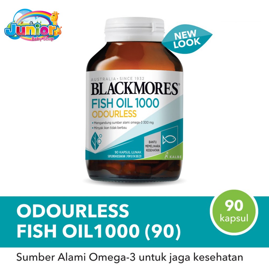 Blackmores Odourless Fish oil 1000 (90 Kapsul)