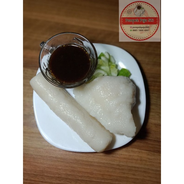 

Pempek Palembang Asli Ikan Tenggiri | Paket Pempek Besar 2 Pcs + Cuko 100 ml