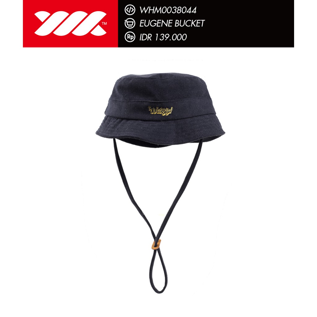 Topi EUGENE BUCKET BLACK WADEZIG Original