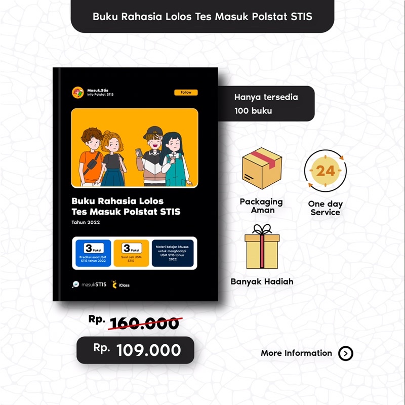 Buku stis 2022 / busm stis 2022 / buku ujian stis 2022