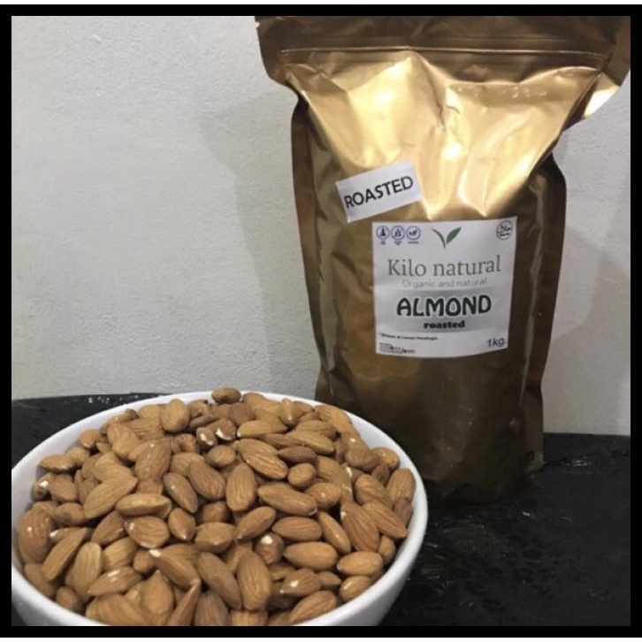 

DISKON TERBATAS !!! ROASTED ALMOND 1KG / ALMOND PANGGANG 1KG TERLARIS