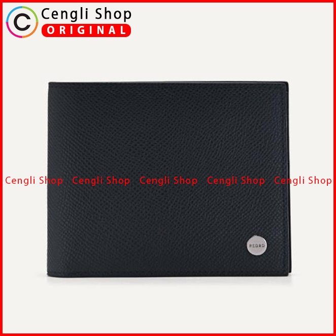 DOMPET KULIT PRIA PEDRO ORIGINAL BRANDED HITAM PM055