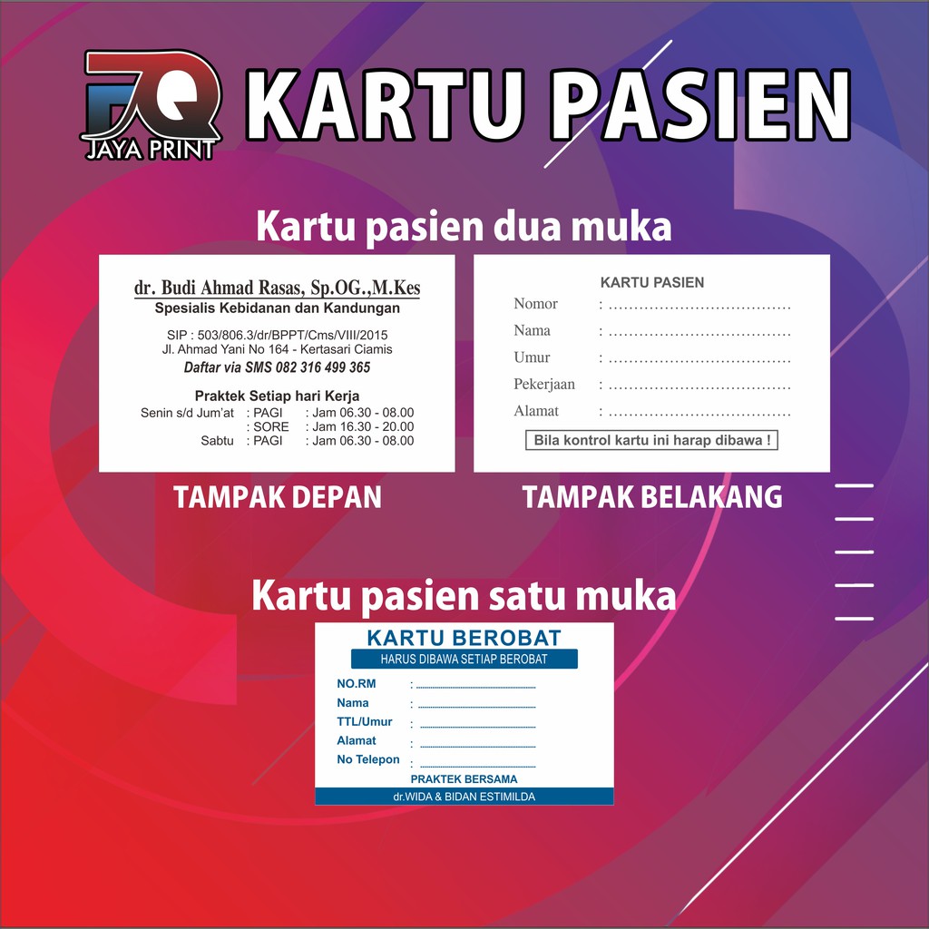 

KARTU PASIEN
