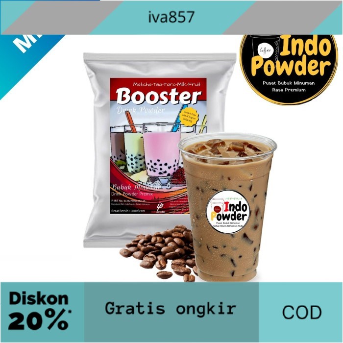 

PROMO Bubuk Minuman aneka rasa VANILLA LATTE 1kg - Bubble Drink - Indopowder GRATIS ONGKIR