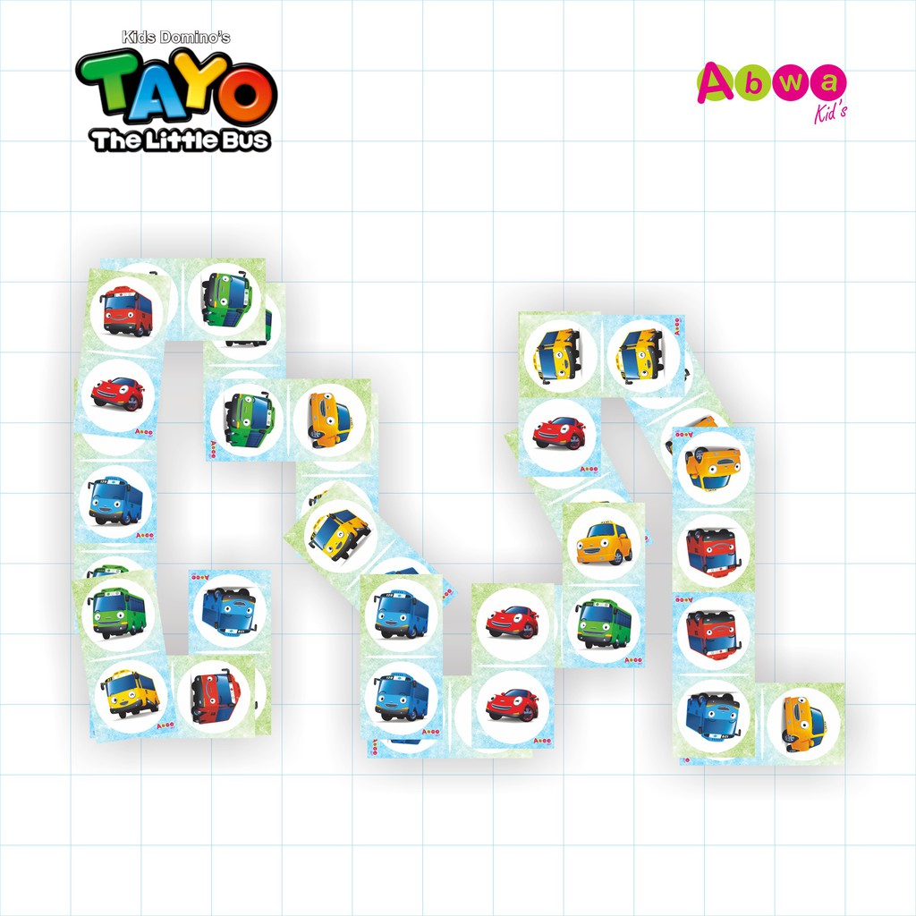 Tayo Domino Tayo Kartun Tayo Abwakids Shopee Indonesia