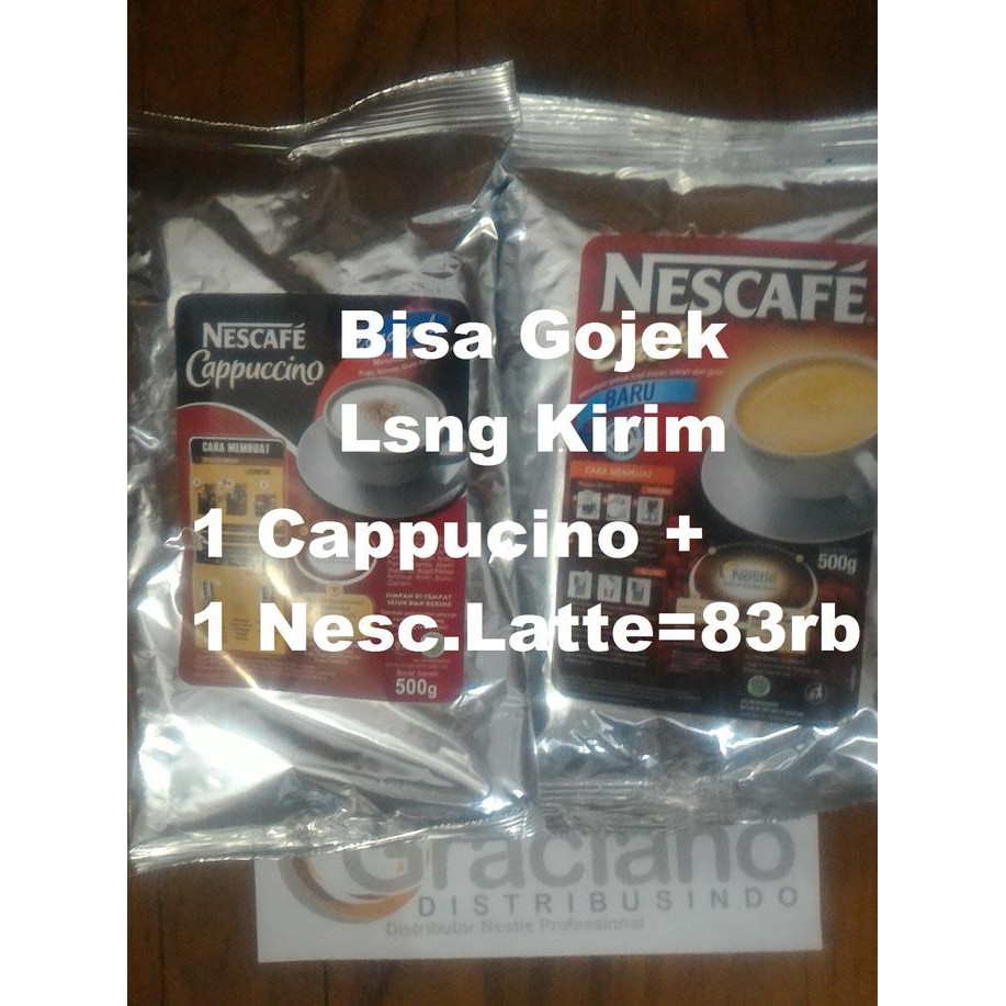 

ENAK Promo Paket Nescafe Latte + Cappuccino Cappucino Capucino Murah TERLEZAT