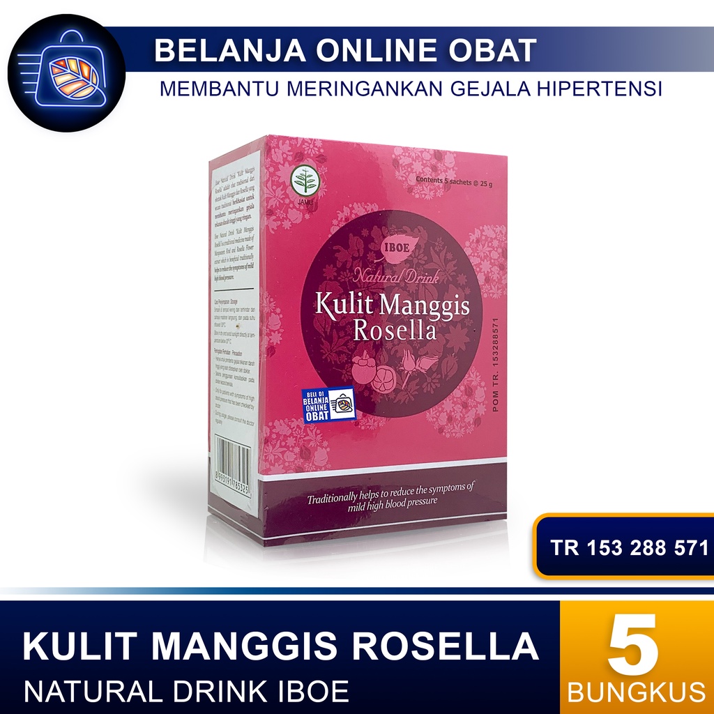 

KULIT MANGGIS ROSELLA NATURAL DRINK // Meringankan gejala Hipertensi