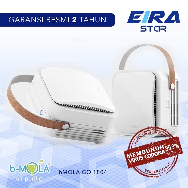 bMOLA 1804 (bMOLA GO) PUTIH - Air Purifier Portable