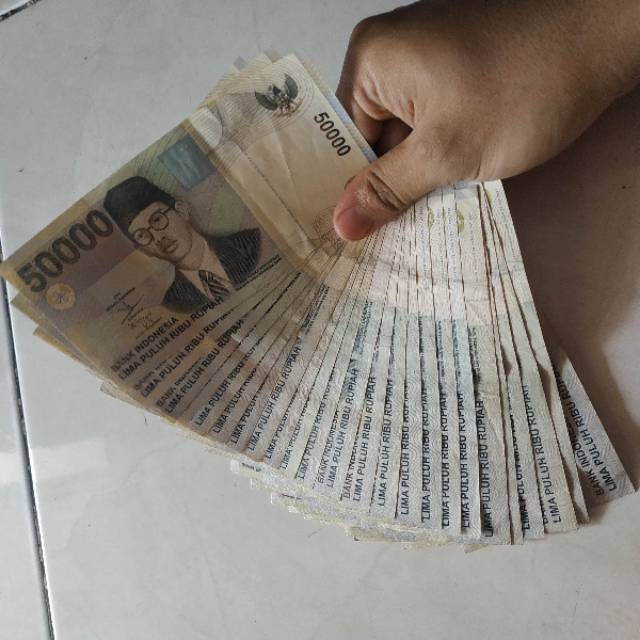 Uang kuno 50000 rupiah wr supratman 50rb wage rudolf soepratman wr soepratman tahun 1999