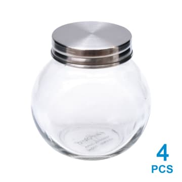 INFORMA Elemental Kitchen SHEILA SPICE JAR Set 4 Pcs Tempat Bumbu