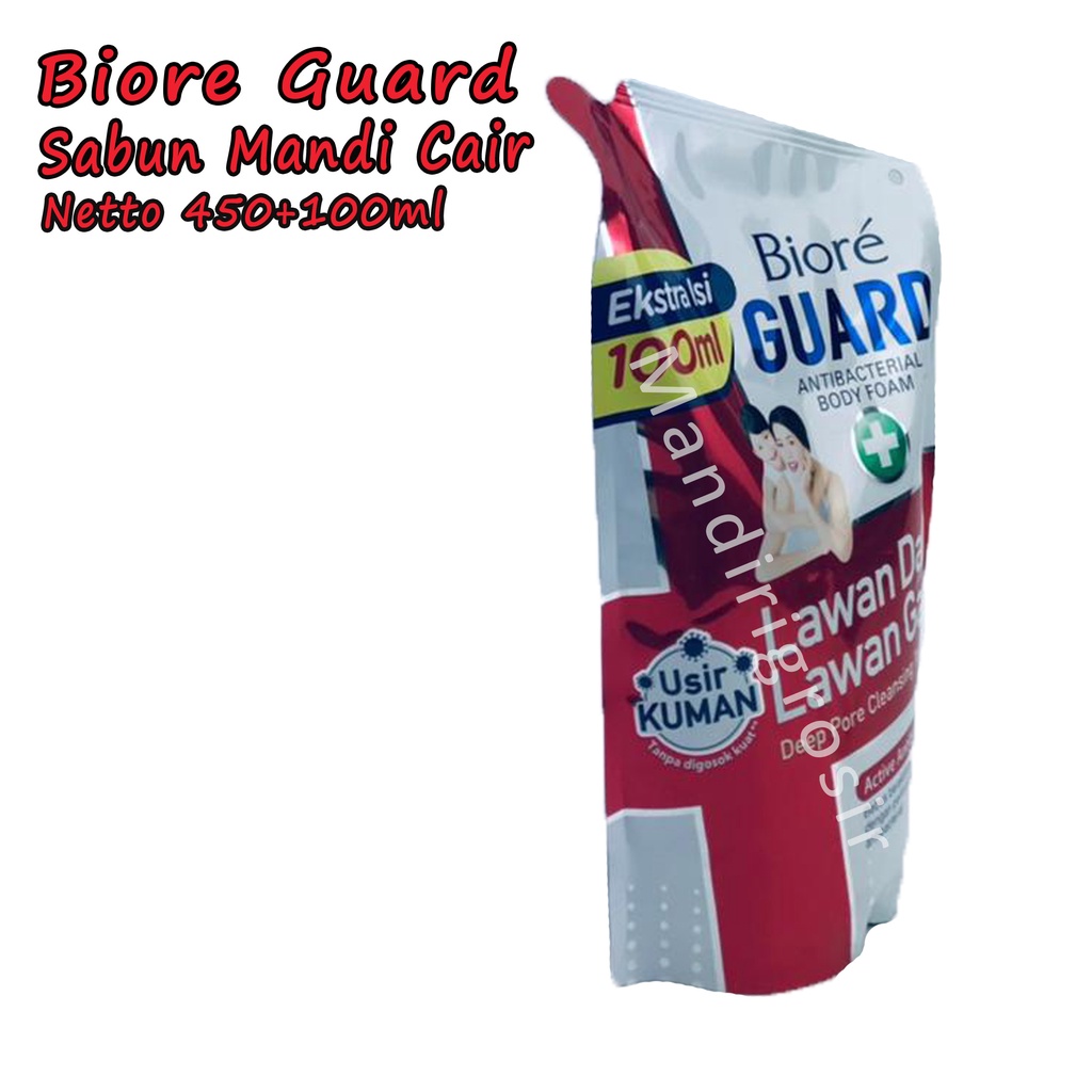 Antibacterial Body Foam *Biore Guard * Sabun Mandi Cair * 450ml