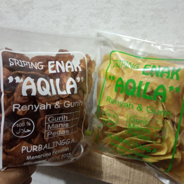 

Kripik pisang dan sale pisang kering
