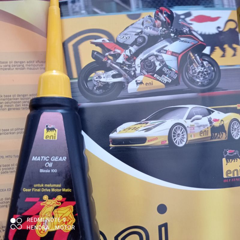 TERMURAH OLI GARDAN OLI GEAR MATIC ENI ITALIA 120 ML
