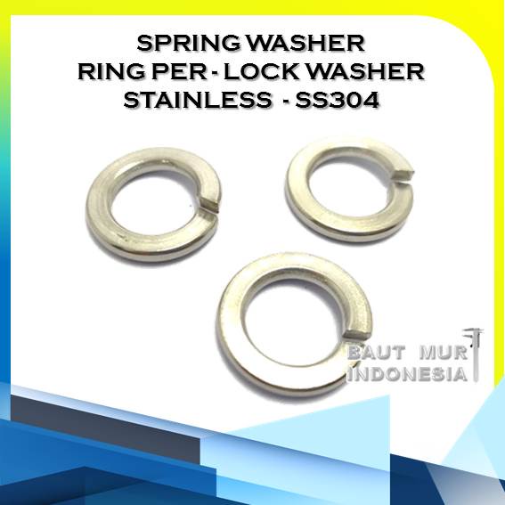 RING PER - SPRING WASHER STAINLESS SS304 M24