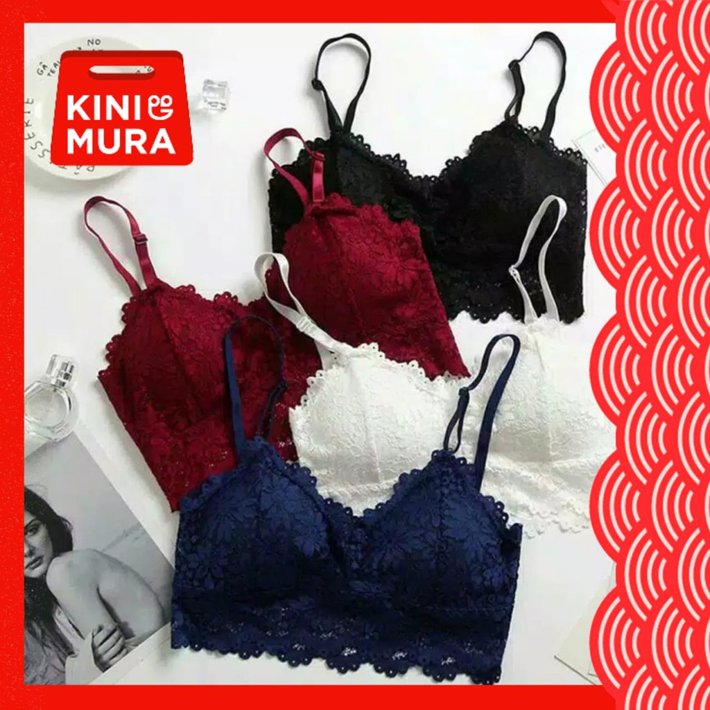 Bralette BH Wanita Bra Tanpa Kawat Sport Jumbo Sorex Remaja Crop Top Korea Underwear Kemben Tali