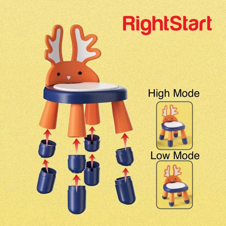 RIGHT START 3 IN 1 DEAR CHAIR with TOYS HC2381