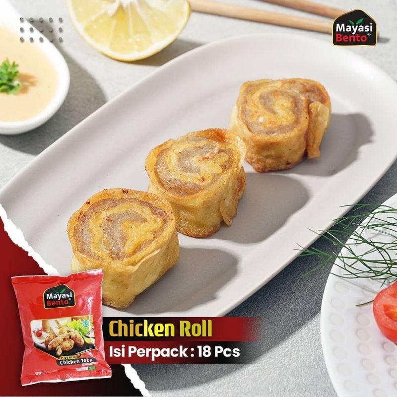 

frozen food mayasi bento chicken roll