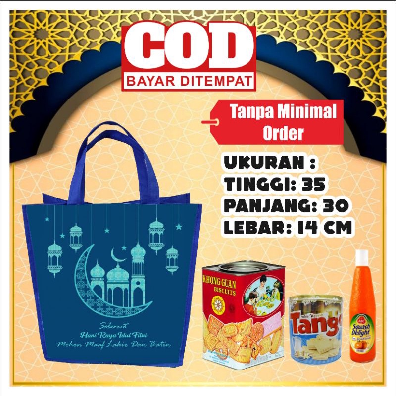

Tas idul Fitri Parcel lebaran jajan Snack lebaran goodie bag hantaran zakat