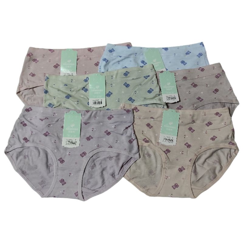 Celana Dalam Wanita Remaja Sexy Dewasa Daiweifang Motif Lucu Bahan Katun Nyaman Dipakai CD Sempak Ce