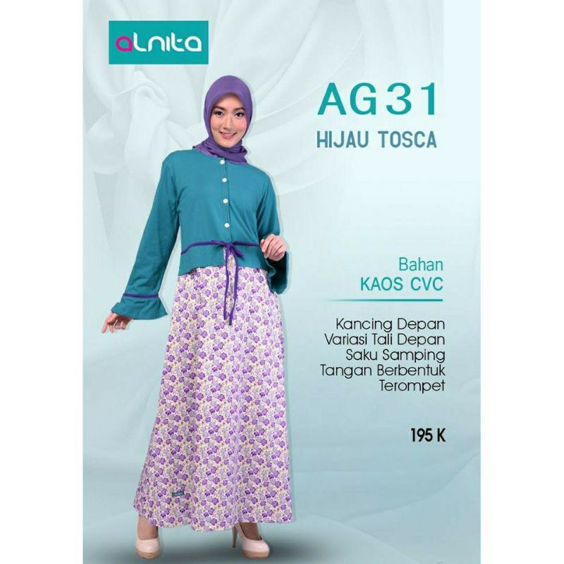 Alnita Gamis Dewasa AG 31 Tosca size XL SAJA