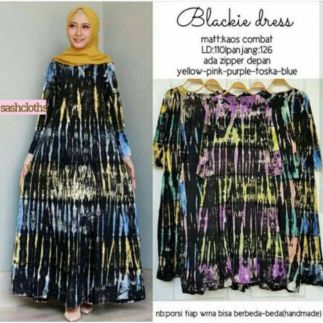 gamis busui kaos rang rang resleting depan bumil murah gamis busui kaos rang rang resleting depan bumil murah